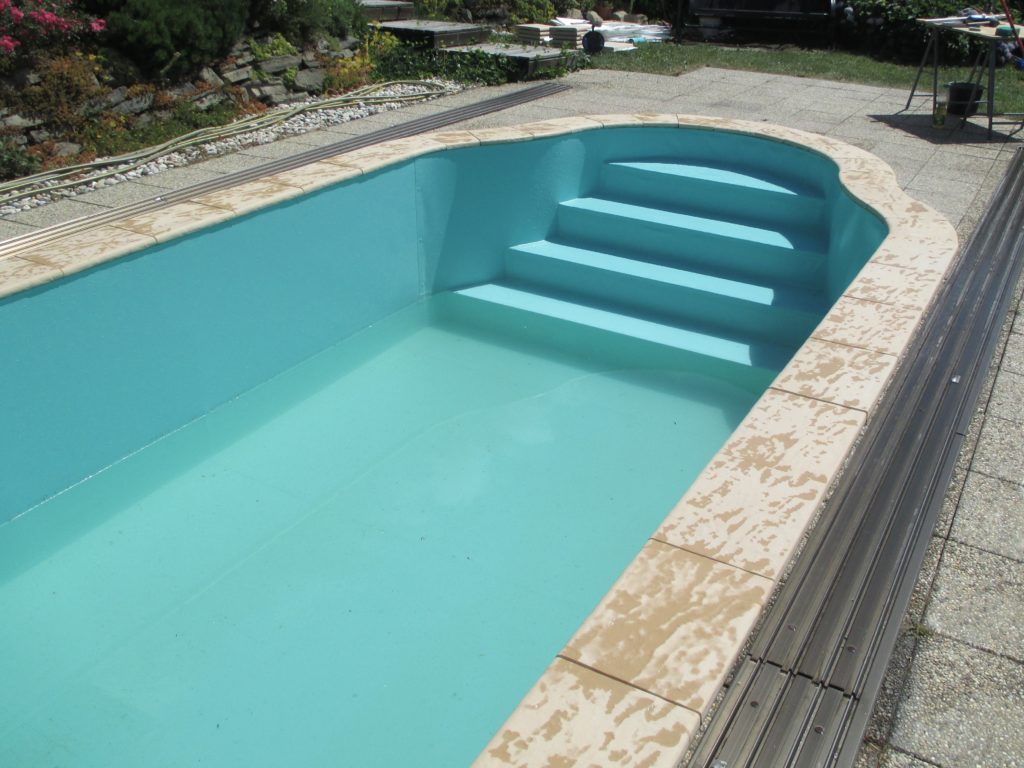 Dokončený bazén 